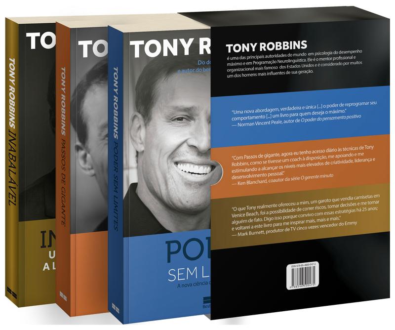 Box Livros Tony Robbins - Livros de Autoajuda - Magazine Luiza